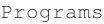 Programs
