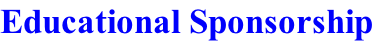 Educational Sponsorship